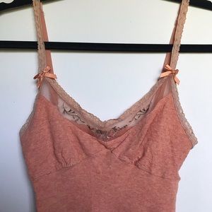 Free people delicate lace cami top